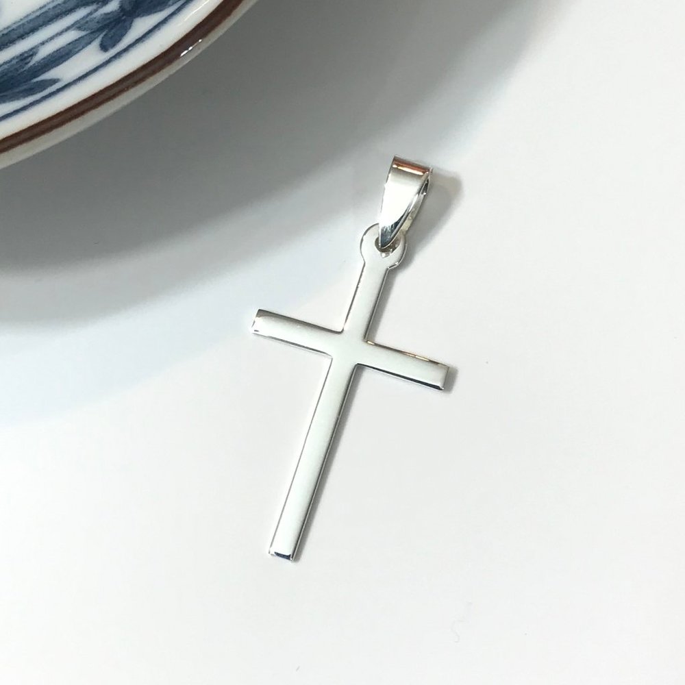 Sterling Silver Cross Pendant: Set of Three